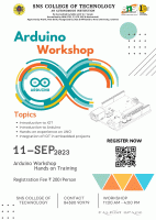 One Day Workshop on Arduino and IoT - 2023 Workshop Poster